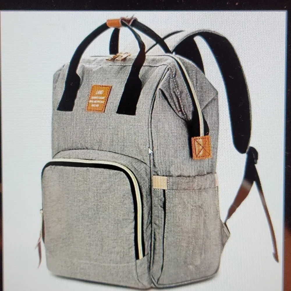 HaloVa multi-functional diaper bag backpack.